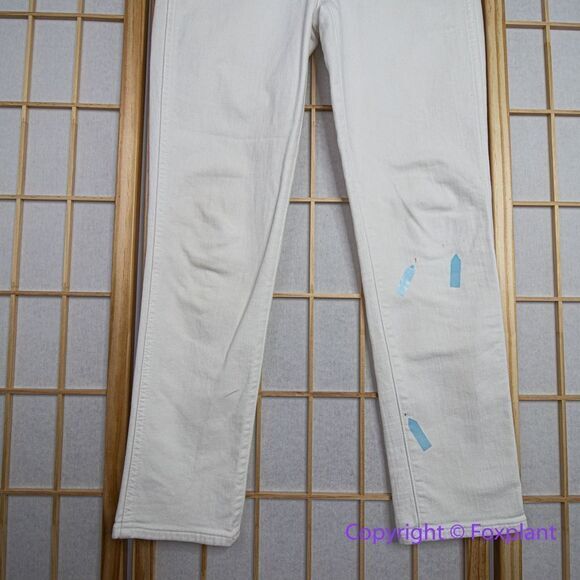 Madewell Stovepipe Jeans in Pure White, 26 - Picture 6 of 16